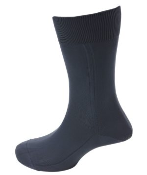 Viyella Mens 100% Nylon Plain Dress Sock
