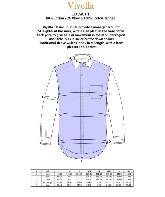 Viyella Cotton Stewart Dress Muted Tartan Classic Fit Shirt with Button Down Collar - Image 3