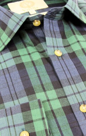 Viyella 80/20 Blackwatch Tartan Classic Fit Shirt