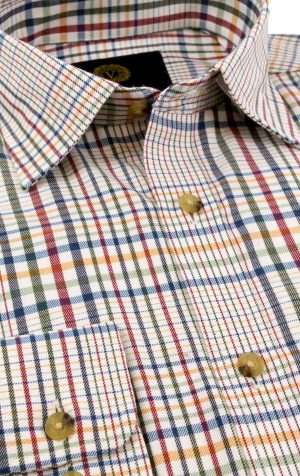 Viyella 80/20 Prince of Wales Tattersall Check Classic Fit Shirt
