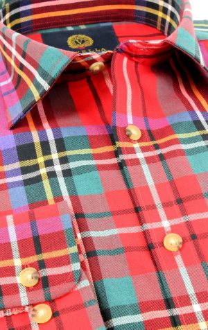 Viyella 80/20 Oversized Royal Stewart Tartan Classic Fit Shirt