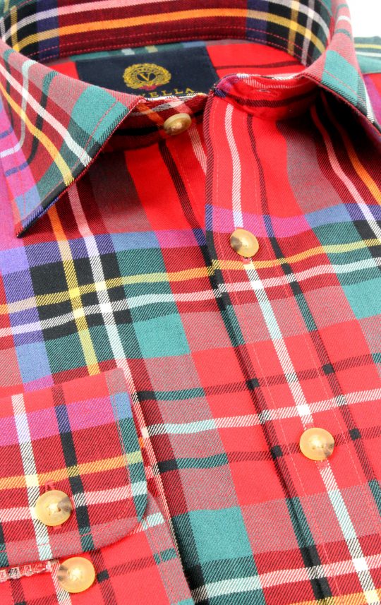 Viyella 80/20 Oversized Royal Stewart Tartan Classic Fit Shirt