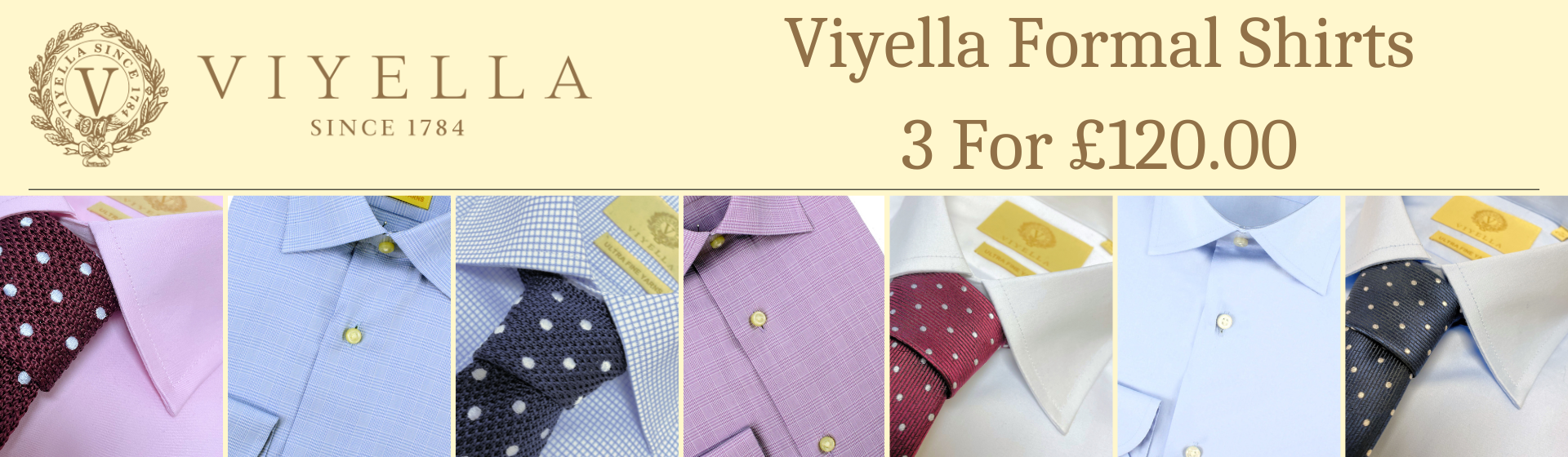 3 Formal Shirts For £120