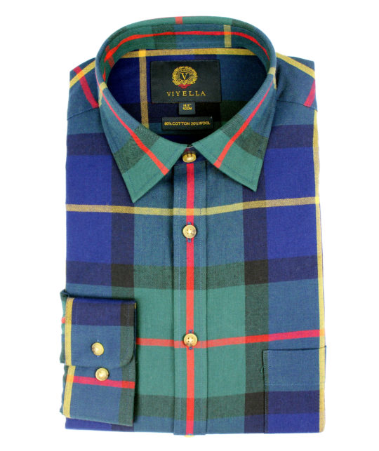 Viyella 80/20 Oversized House Check Classic Fit Shirt - Image 2