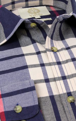 Viyella 80/20 House Check Large Tartan Classic Fit Shirt
