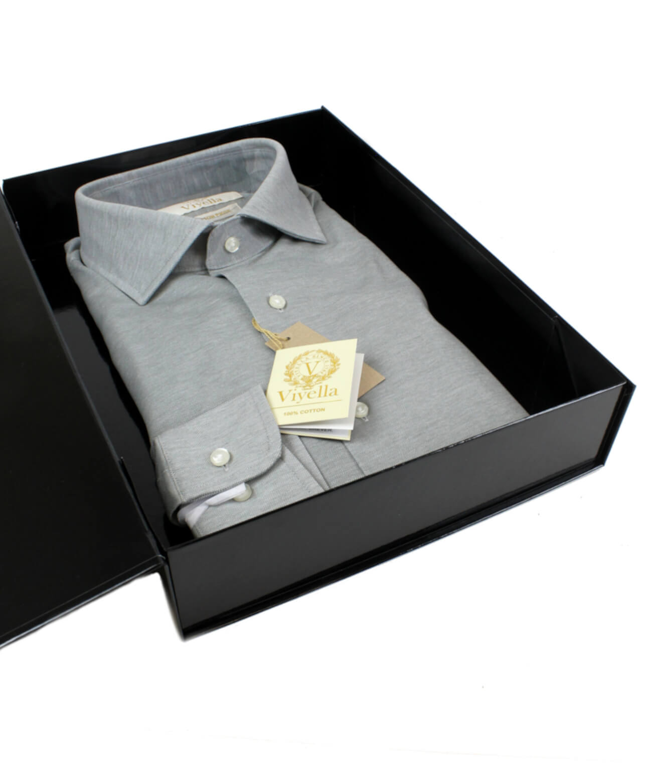 Empty Gloss Black Shirt Gift Box