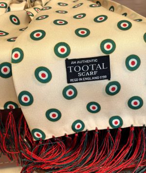 Tootal Alabaster Target Silk Scarf