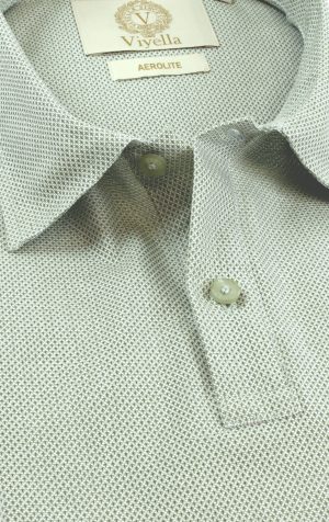 Viyella Khaki Aerolite Cotton Polo Shirt