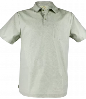 Viyella Khaki Aerolite Cotton Polo Shirt